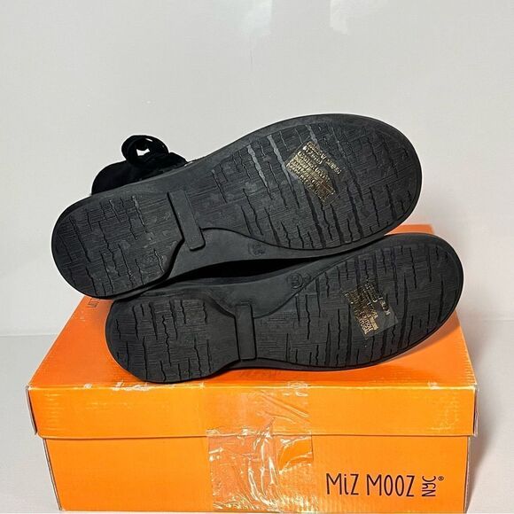 Miz Mooz Prance Suede Wool Lined Ankle Boots - Picture 6 of 7